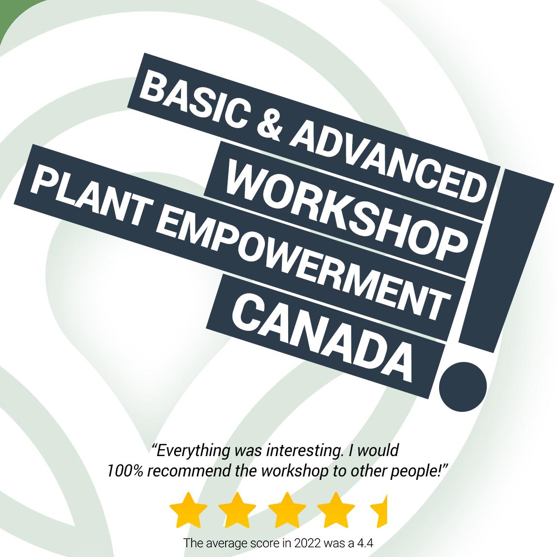 Live Canada workshop (Basic & Advanced) - Plant Empowerment